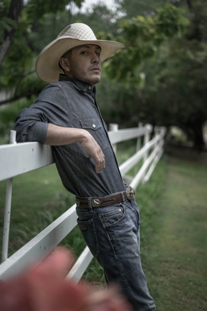 Denim on Denim Cowboy Outfit for Men