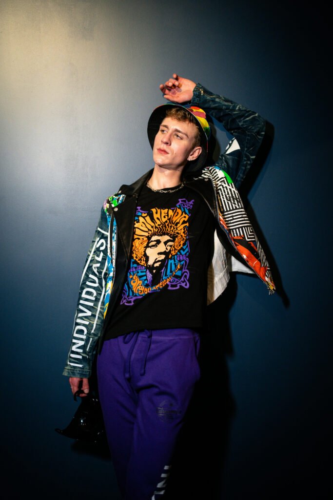 Funky Pattern Disco Outfit for Men