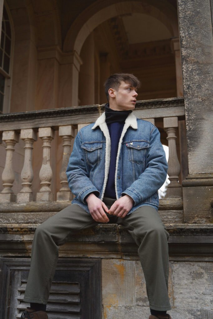 Laid Back Jean Jacket Outfit for Men