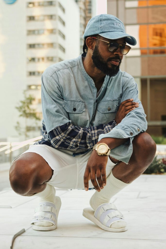 Laid Back Summer Style Jean Jacket Outfit for Men