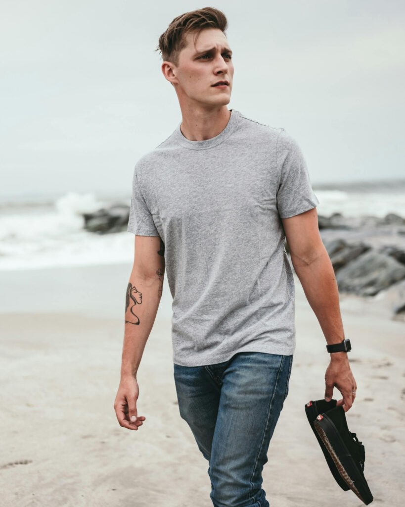 Minimal Beach Outfit for Men