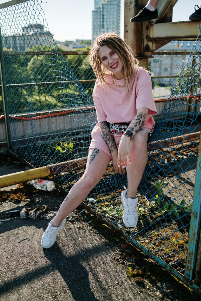 Minimal Pastel Goth Outfit