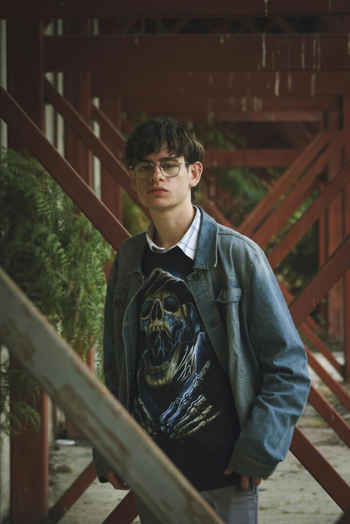 Preppy Jean Jacket Outfit for Men