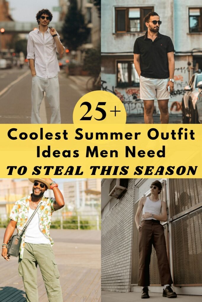 Summer Outfits for Men Pins