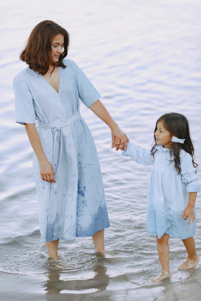 Breezy Tropical Mama and Daughter Outfit