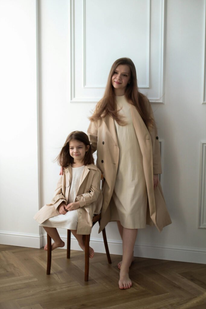 Classy Mama and Daughter Outfit