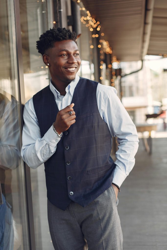 Contrast Prom Outfit for Men