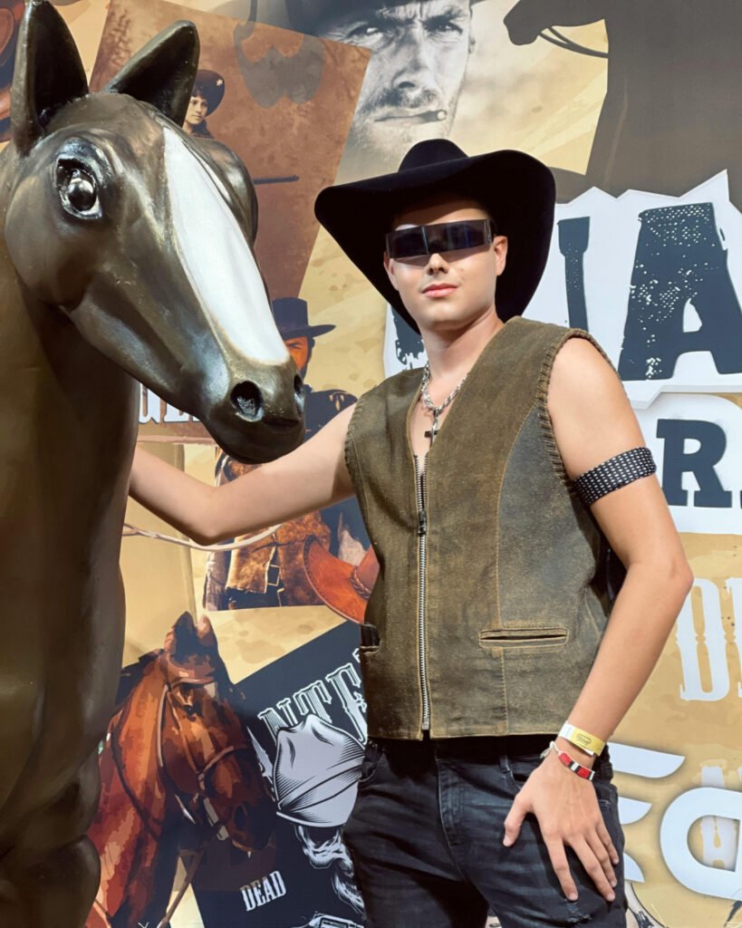 Fancy Partywear Cowboy Outfit for Men