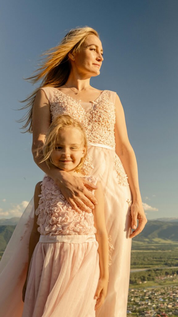 Formal Mama and Daughter Outfit