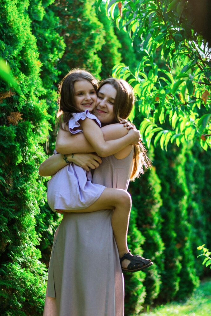 Light Mama and Daughter Outfit