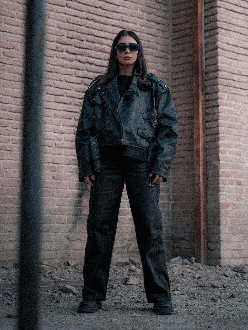 Minimal and Monochrome Cyberpunk Outfit