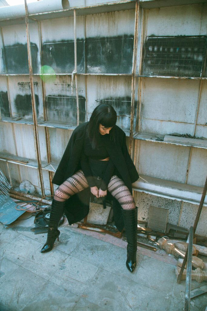 Noir Style Cyberpunk Outfit