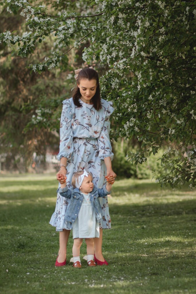 Picnic Apt Mama and Daughter Outfit