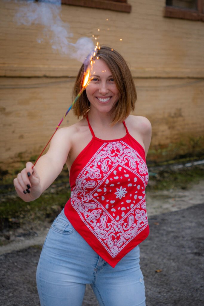 Simple and Casual 4th of July Outfit