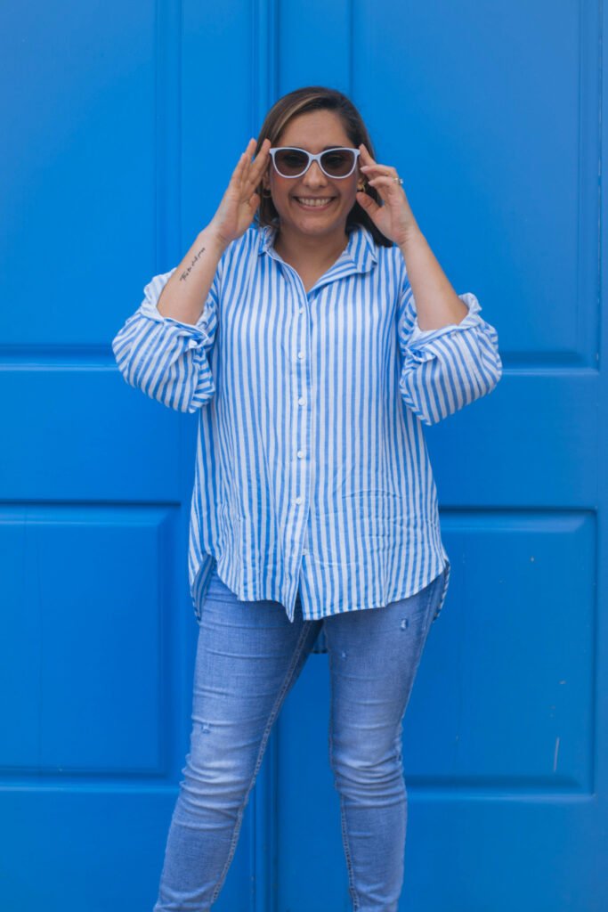 Striped Casual 4th of July Outfit