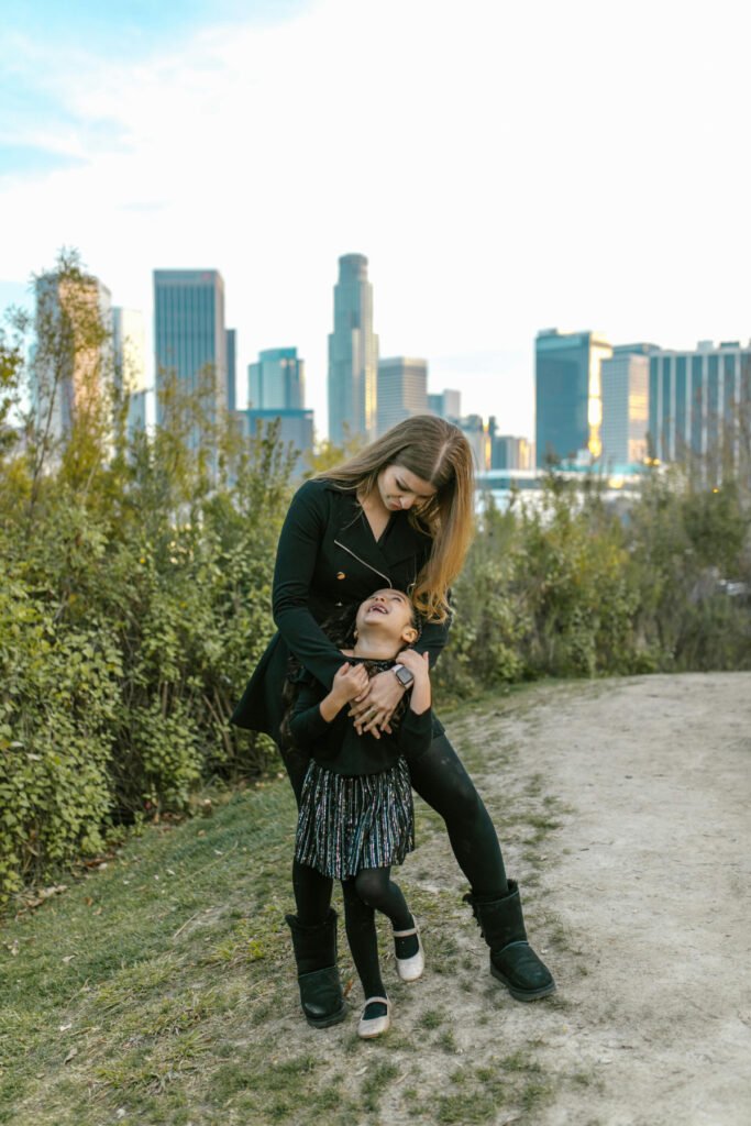 Winter Apt Mama and Daughter Outfit