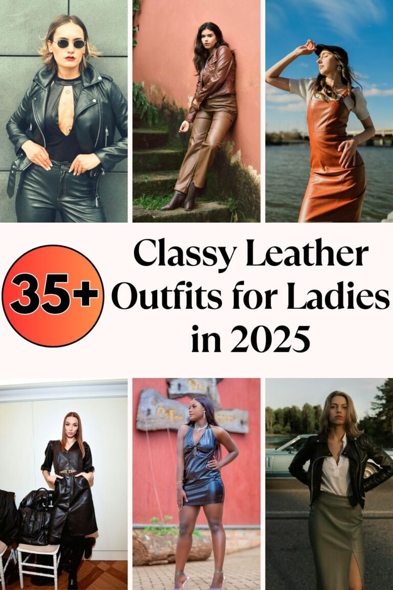 35+ Bold Leather Outfits That Work from Day To Night 4 Leather Outfits for Women