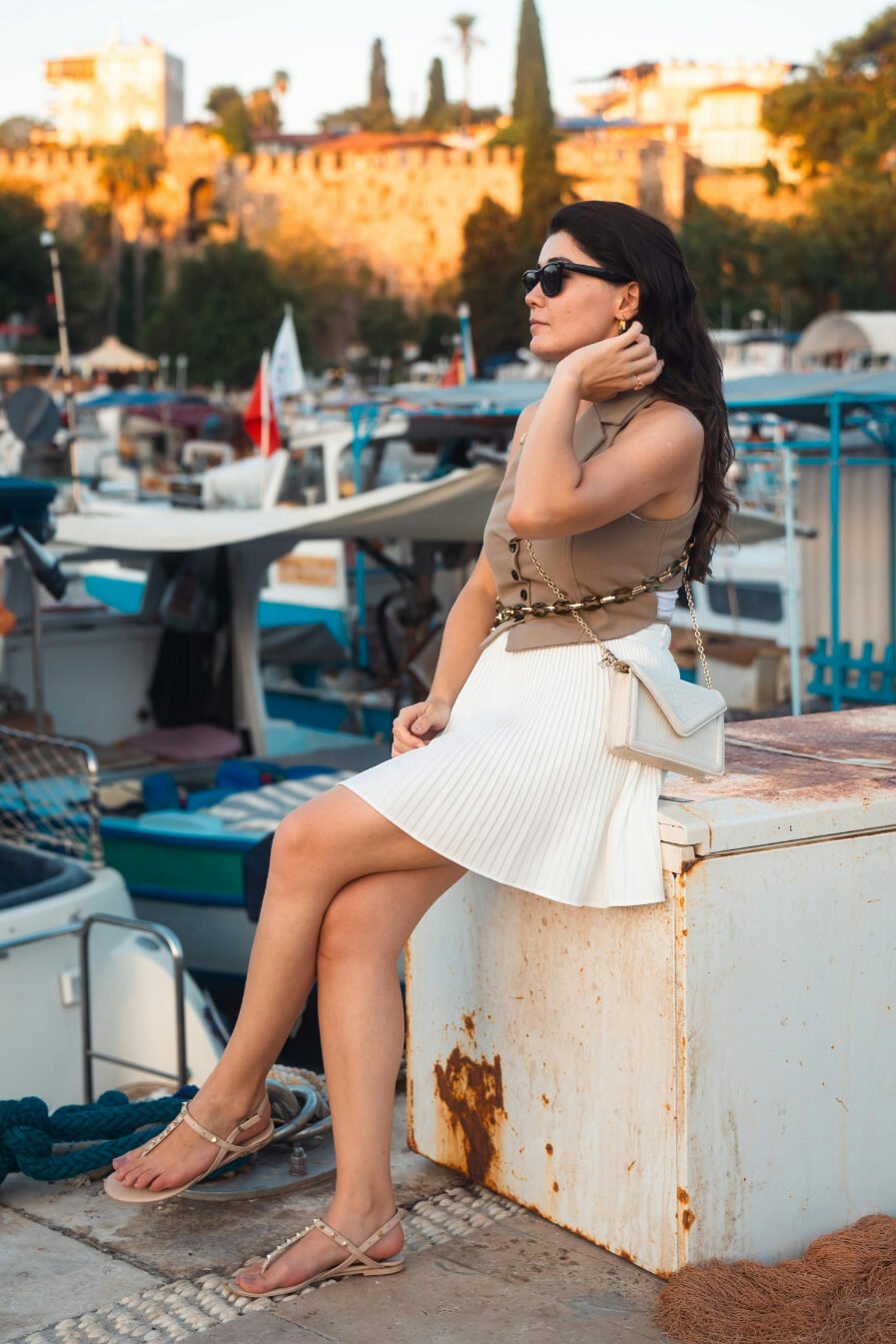 Preppy Chic Ibiza Outfit
