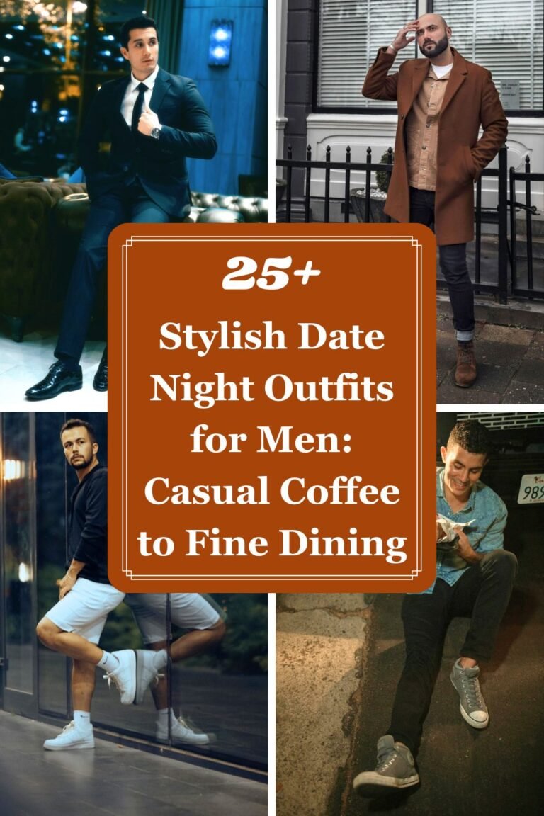 25+ Stylish Date Night Outfits for Men: Casual Coffee to Fine Dining 5 Date Night Outfits for Men