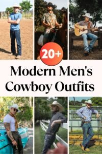 20+ Modern Men's Cowboy Outfits for Ranch Work to Saturday Night 3 Cowboy Outfits for Men