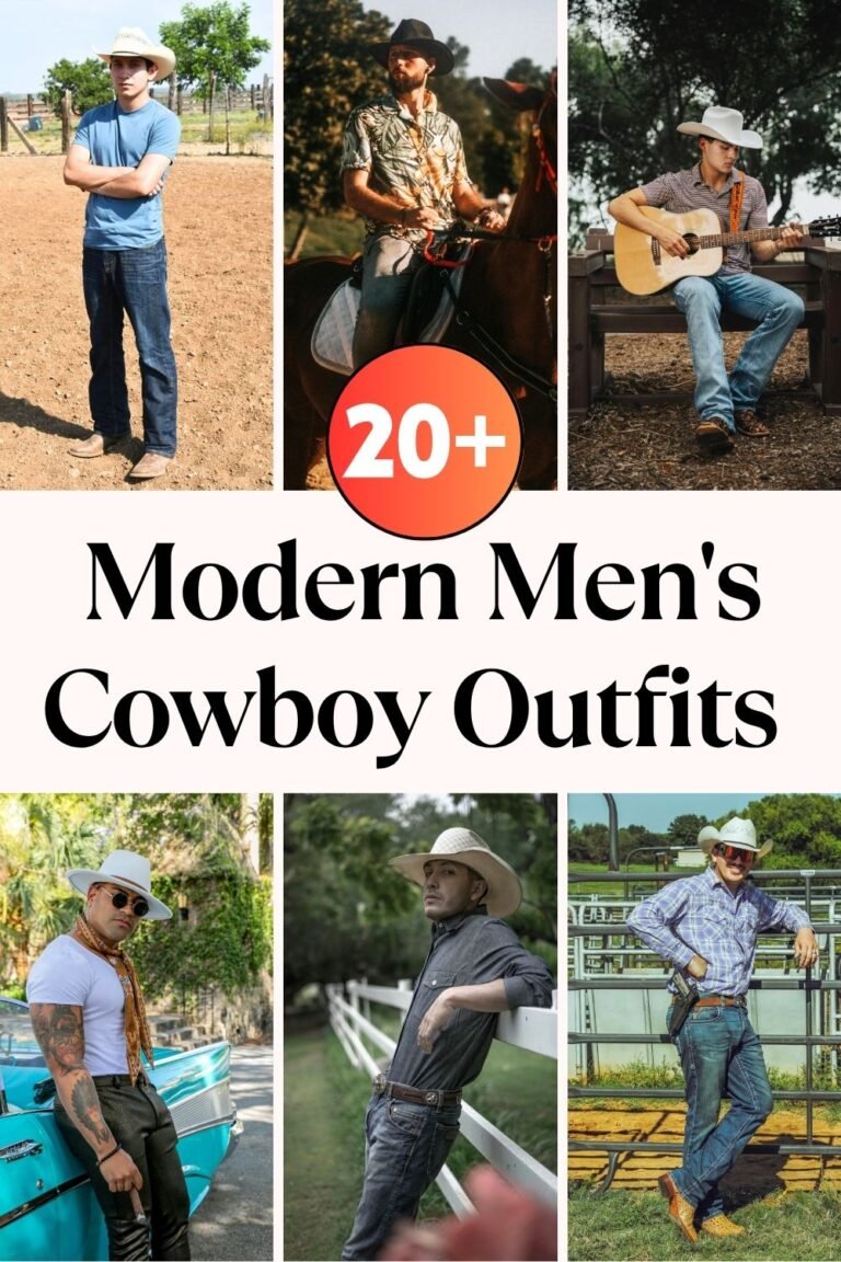 20+ Modern Men's Cowboy Outfits for Ranch Work to Saturday Night 3 Cowboy Outfits for Men